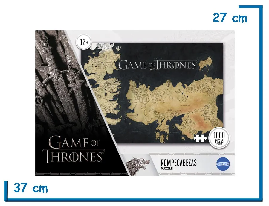 VULCANITA GAME OF THRONES PUZZLE 1000 PZS MAPA