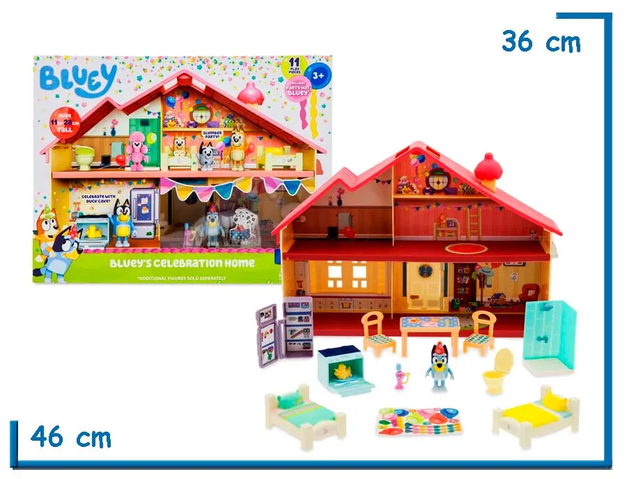 MOOSE BLUEY BLUEYS CELEBRATION HOME PLAYSET