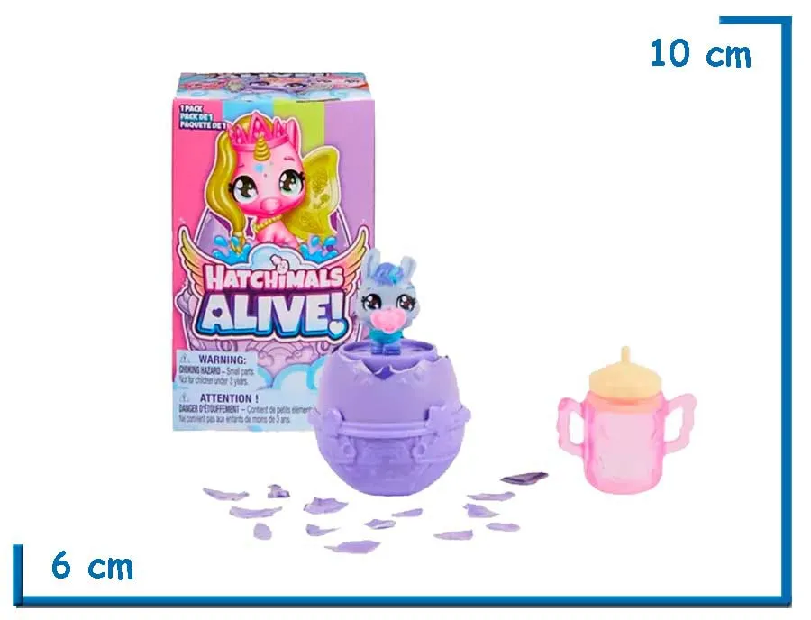 SPIN MASTER HATCHIMALS ALIVE 1 PACK FIGURA SORPRESA