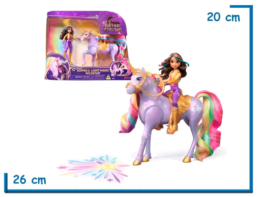 SPIN MASTER UNICORN ACADEMY SOPHIA & LIGHT MAGIC WILDSTAR