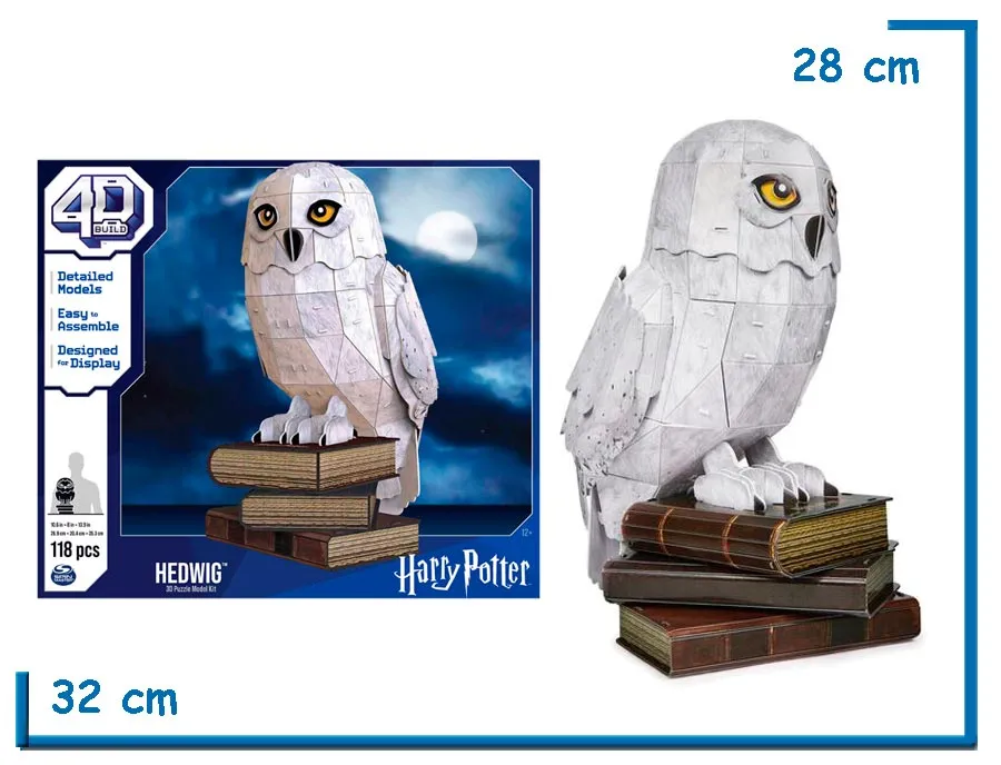 4D BUILD HEDWIG HARRY POTTER 3D PUZZLE