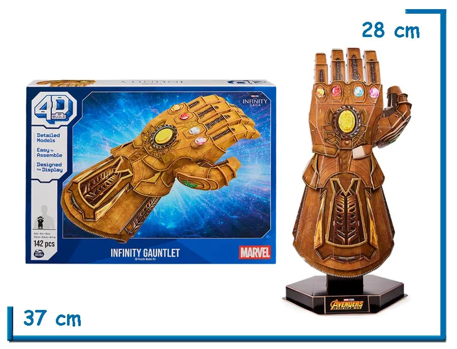 4D BUILD INFINITY GAUNTLET MARVEL 3D PUZZLE