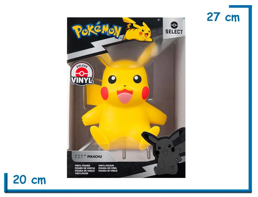 JAZWARES PIKACHU DELUXE VINYL FIGURE SELECT POKEMON