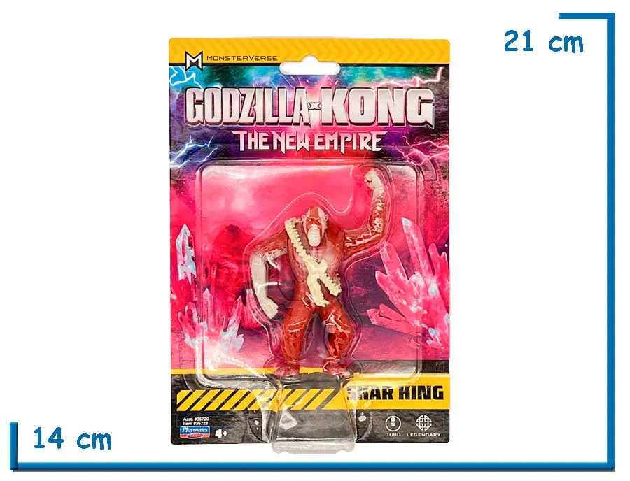 PLAYMATES MONSTERVERSE SKAR KING MINI FIG GODZILLA X KONG TNE