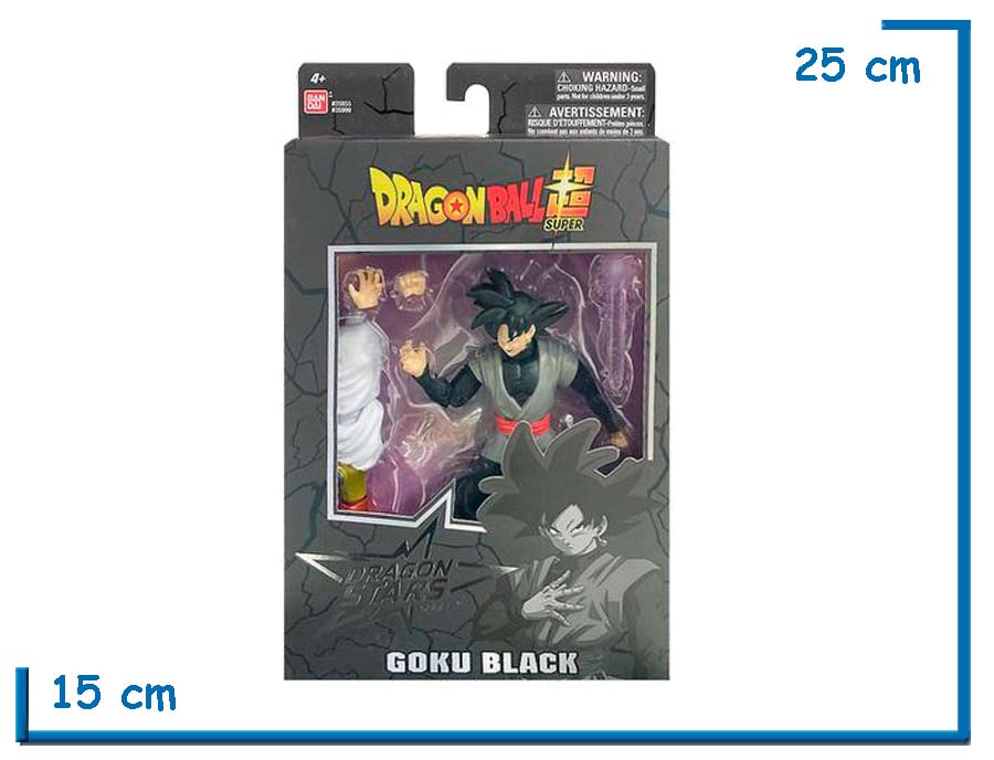 BANDAI GOKU BLACK DBS DRAGON STARS 17CM