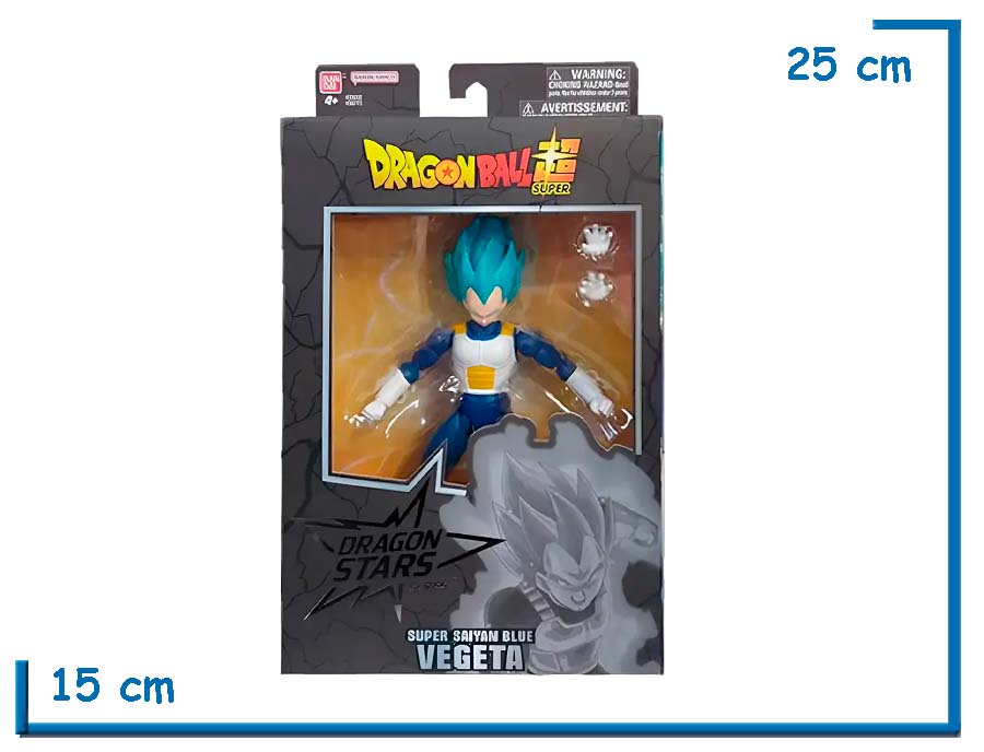 BANDAI SUPER SAIYAN BLUE VEGETA DBS DRAGON STARS 17CM