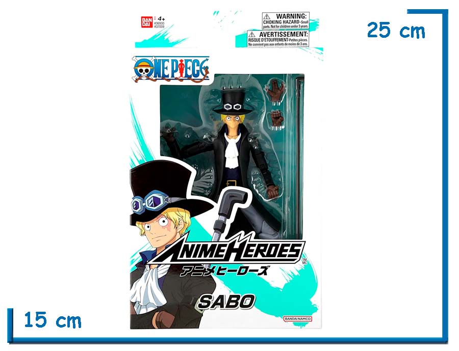 BANDAI SABO ONE PIECE ANIME HEROES 17CM