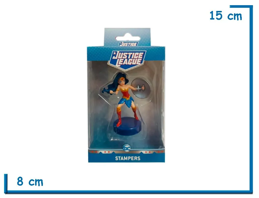 JL SELLO X1 WONDER WOMAN CON ESCUDO