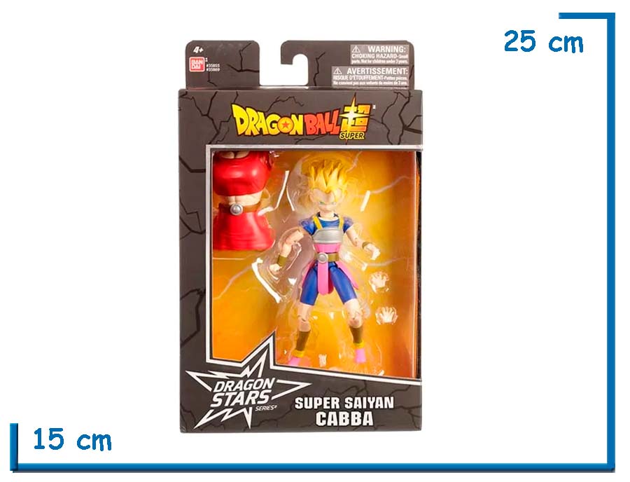 BANDAI SUPER SAIYAN CABBA DBS DRAGON STARS 17CM