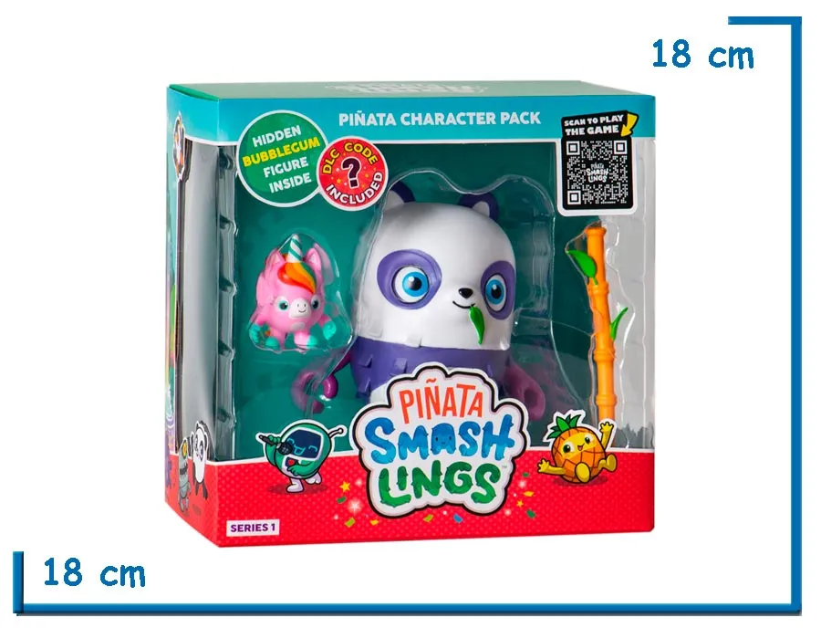 PMI PI¥ATA SMASHLINGS PANDA PI¥ATA CHARACTER PACK