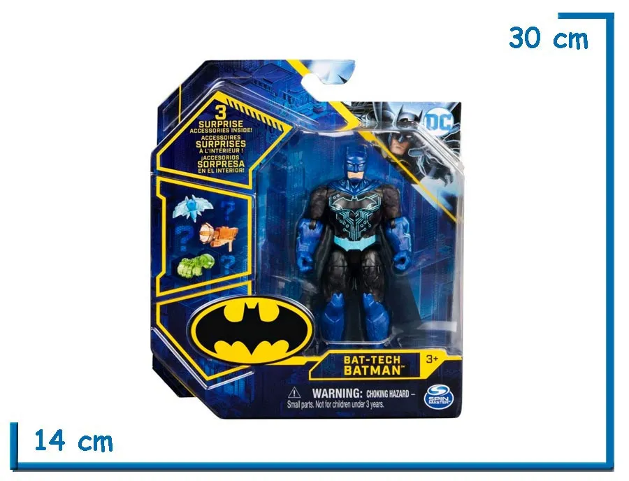 SPIN MASTER DC BATMAN BAT-TECH 10CM