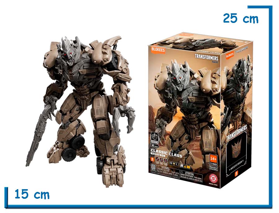 BLOKEES MEGATRON TRANSFORMERS CLASSIC CLASS MODEL KIT