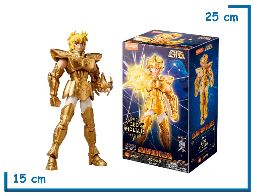 BLOKEES LEO AIOLIA SAINT SEIYA CHAMPION CLASS MODEL KIT