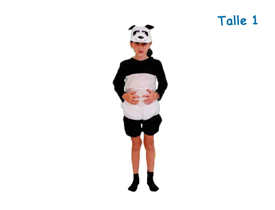 DISFRAZ TALLE 1 OSO PANDA