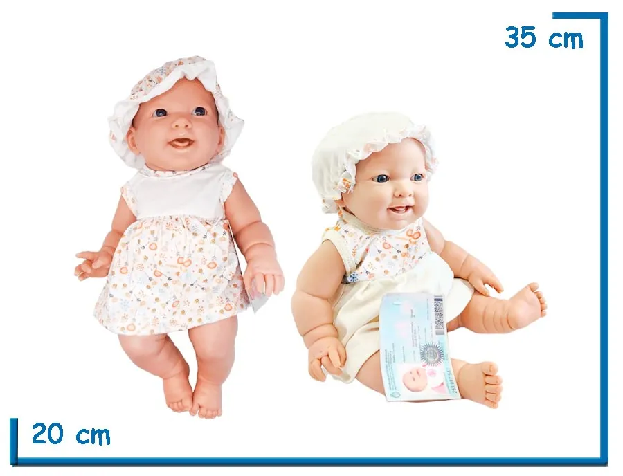 BEBE TUYO CON VESTIDO Y GORRITO