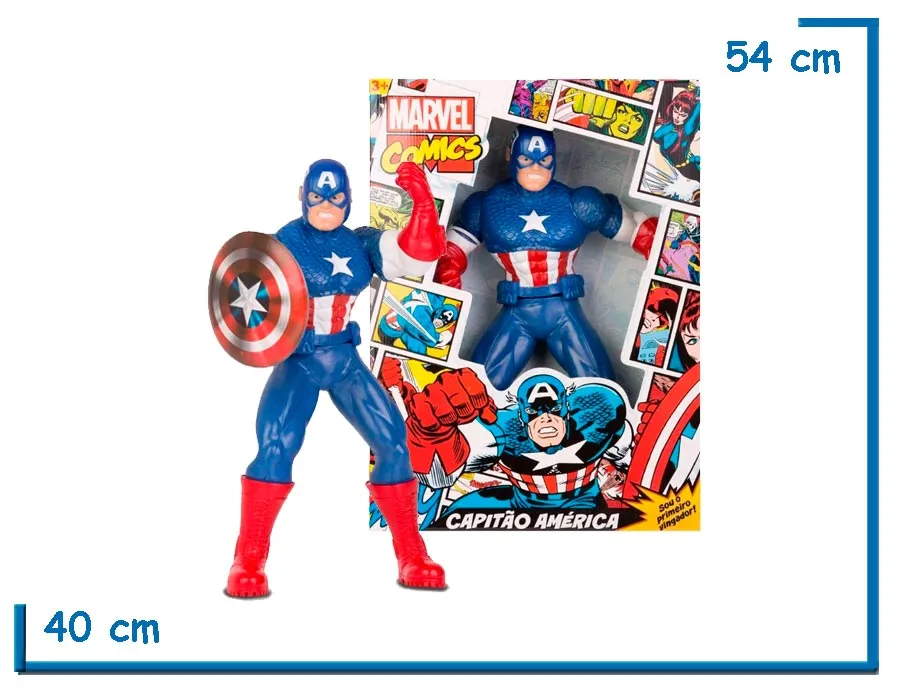 MIMO CAPTAIN AMERICA FIGURA GIGANTE MARVEL COMICS