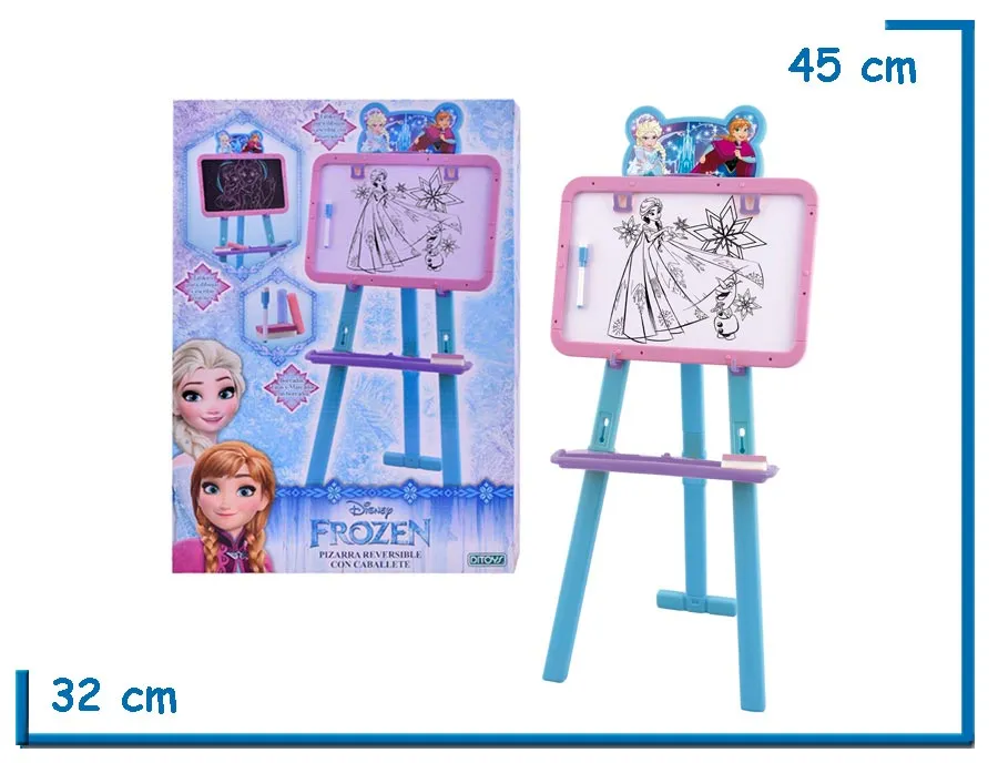 FROZEN PIZARRA REVERSIBLE CON CABALLETE