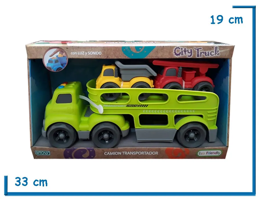 CITY TRUCK CAMION TRANSPORTADOR