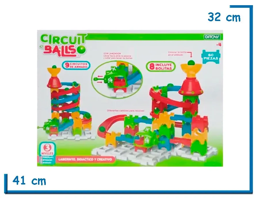 CIRCUIT BALLS 60 PIEZAS