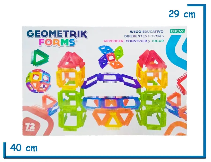 GEOMETRIK FORMS 72 PIEZAS