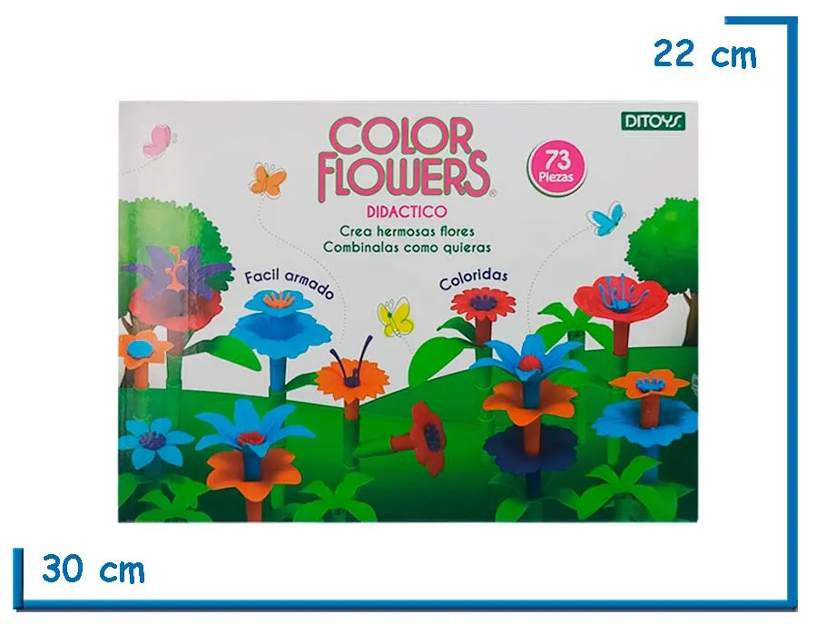 COLOR FLOWERS 73PZS