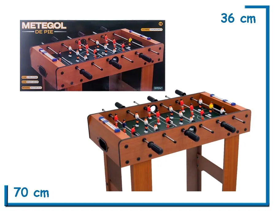 METEGOL DE PIE CON ACCESORIOS