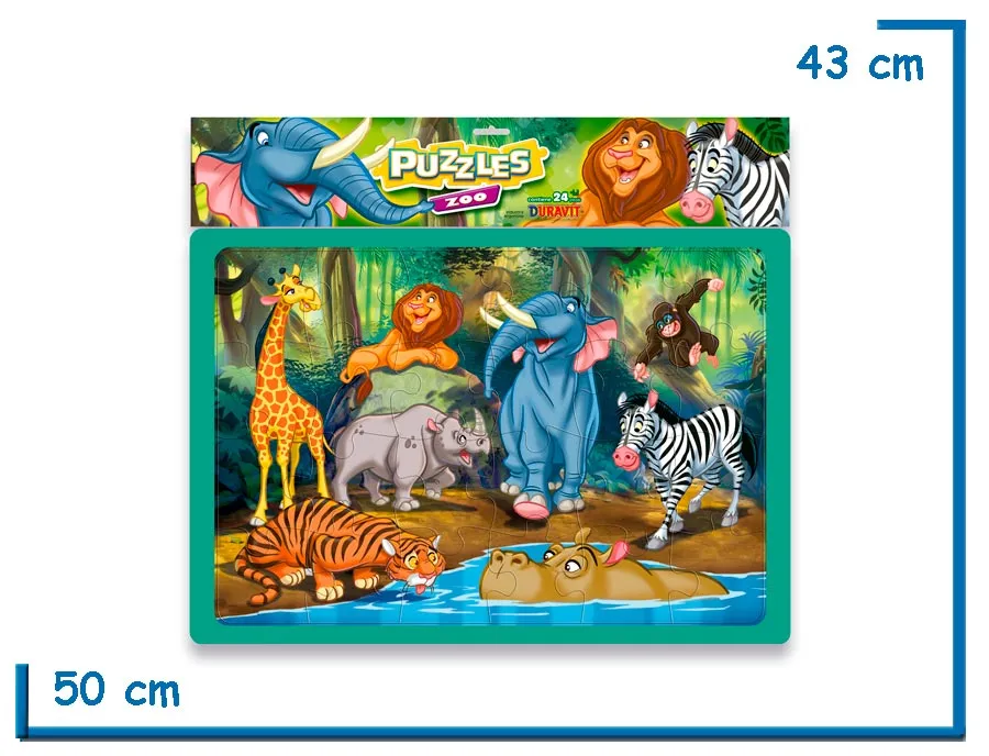 PUZZLE ZOO X24 PIEZAS