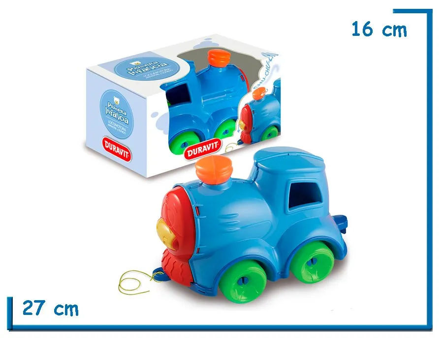 LOCOMOTORA DIDACTICA ARRASTRE Y SONIDO EN CAJA