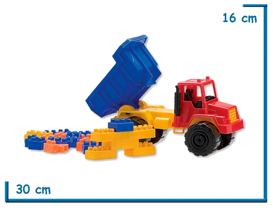 CAMION VOLCADOR CHICO CON BLOCKS