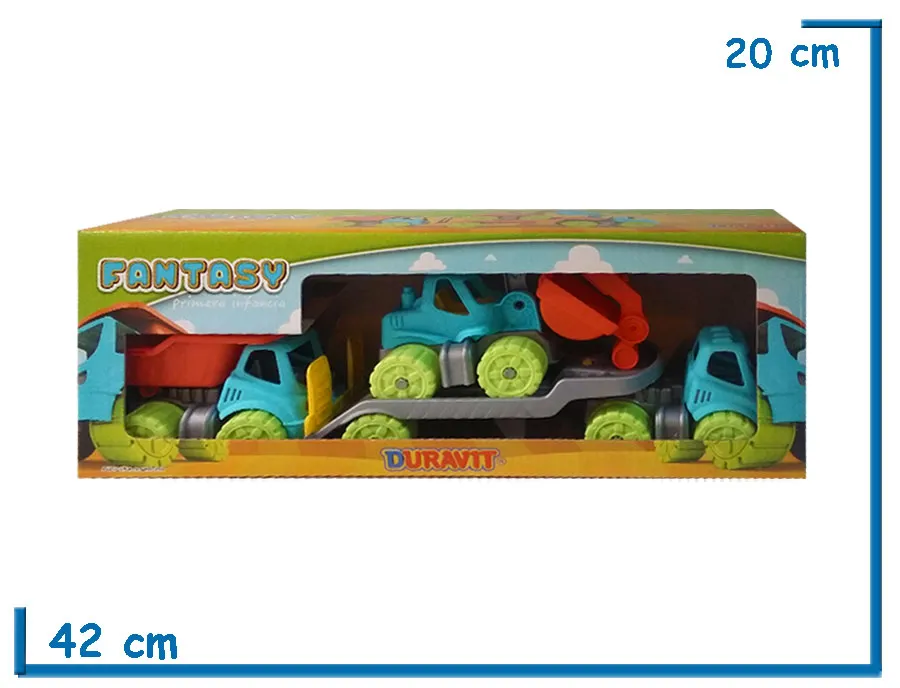 GRUA VOLCADOR Y TRAILER EN CAJA