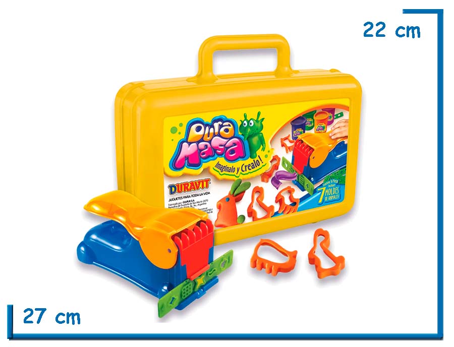 DURAMASA VALIJA CON EXTRUSOR Y CORTANTES