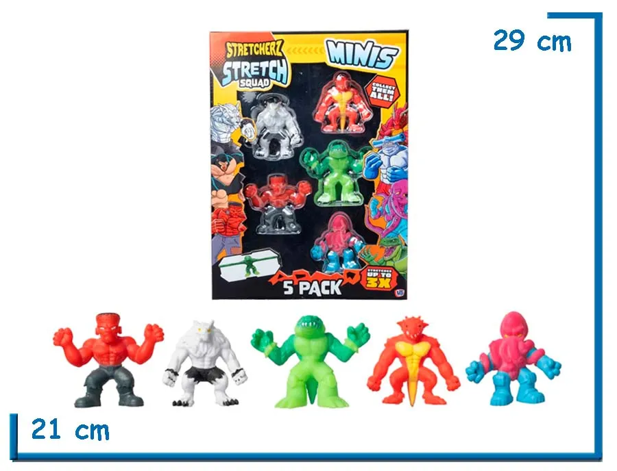 STRETCHERZ STRETCH SQUAD MINIS 5-PACK PULPO