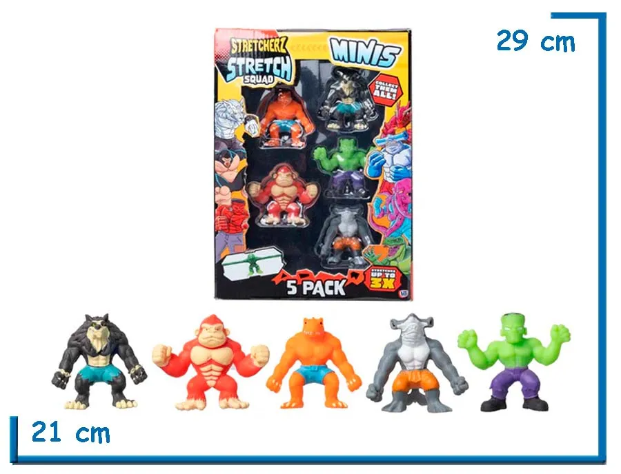 STRETCHERZ STRETCH SQUAD MINIS 5-PACK TIBURON