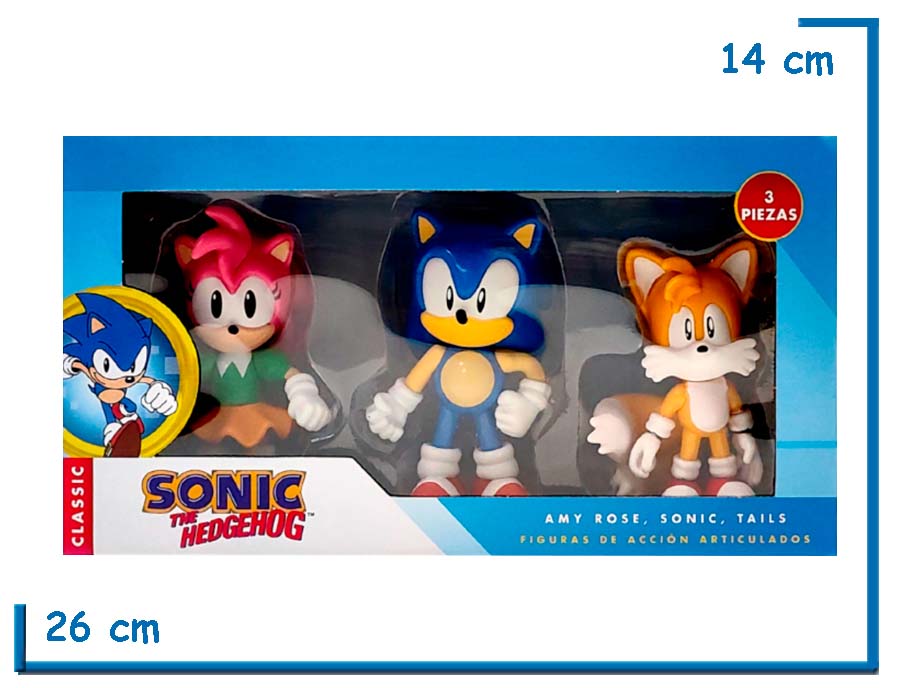 CARNIVAL TOYS CLASSIC AMY ROSE SONIC & TAILS 10CM SONIC THE HEDGEHOG