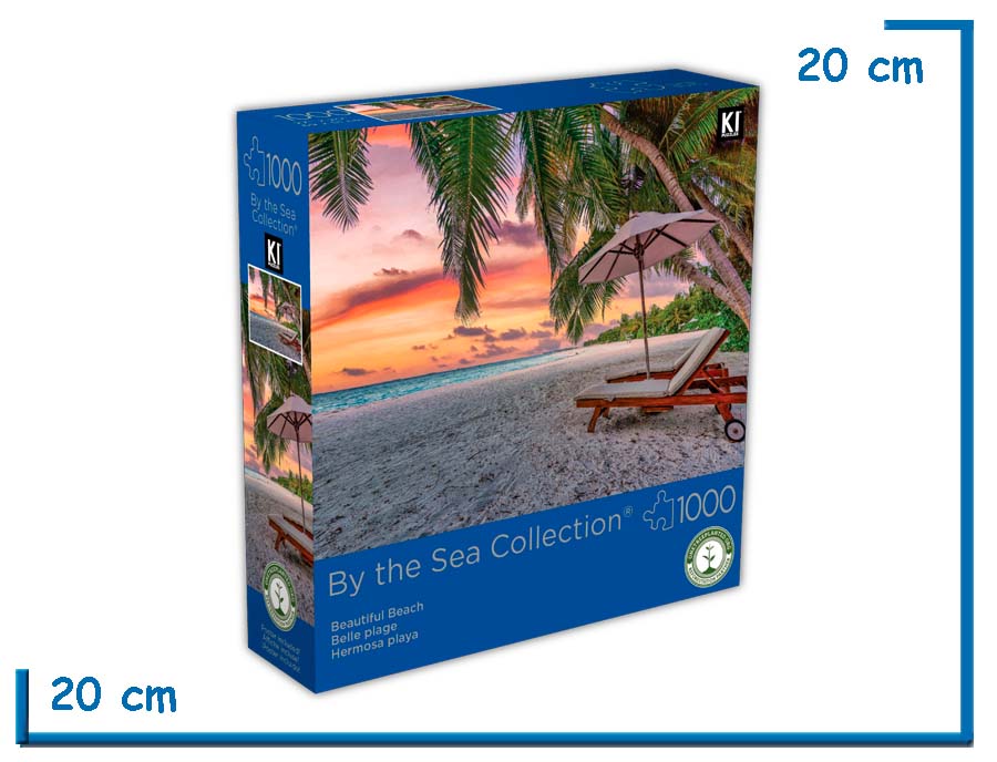 KI PUZZLE X1000 PZS HERMOSA PLAYA BY THE SEA COLLECTION