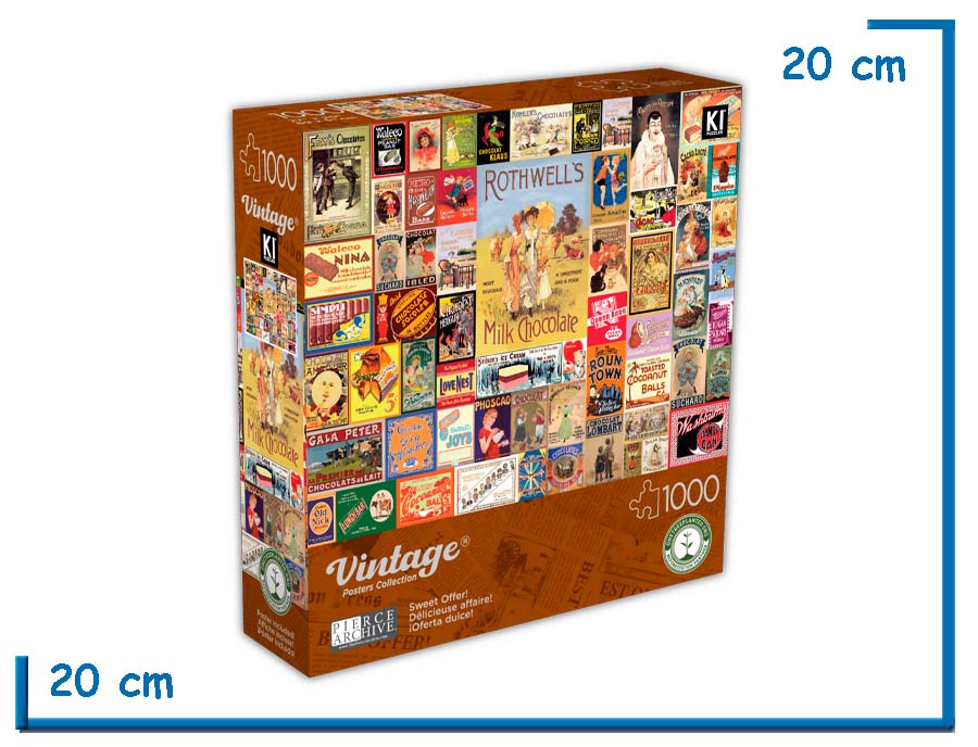 KI PUZZLE X1000 PZS OFERTA DULCE VINTAGE POSTERS COLLECTION