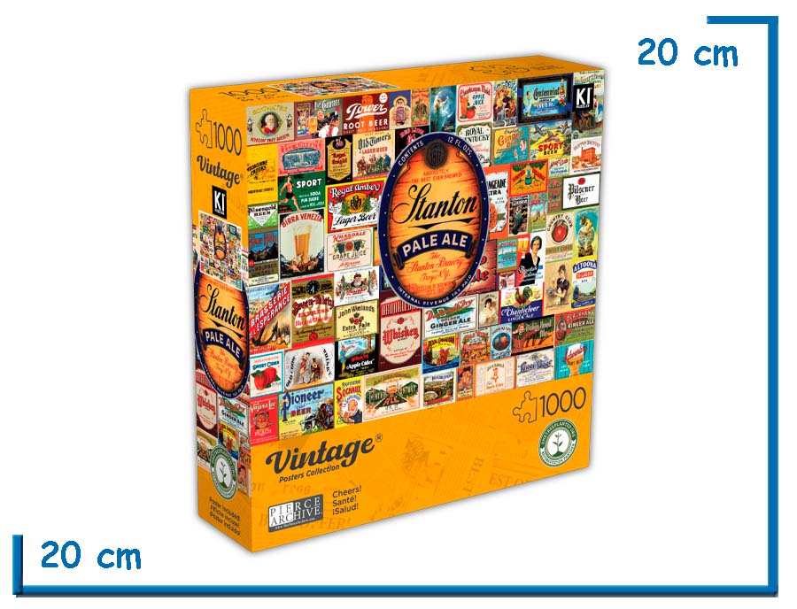 KI PUZZLE X1000 PZS SALUD VINTAGE POSTERS COLLECTION