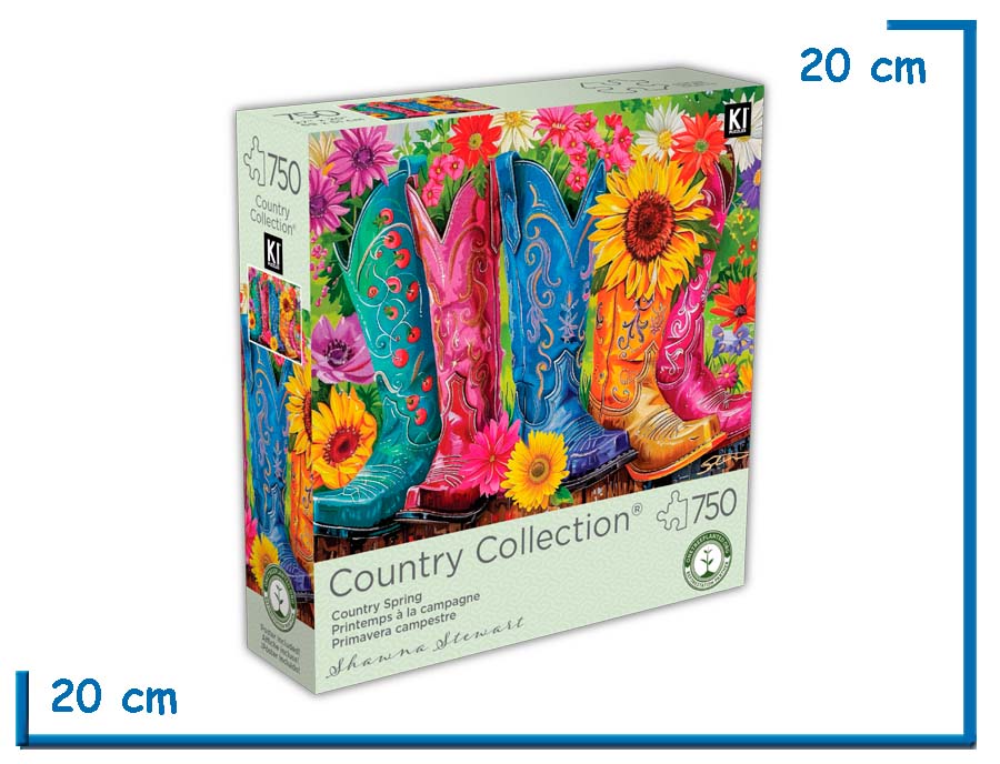 KI PUZZLE X750 PZS PRIMAVERA CAMPESTRE COUNTRY COLLECTION