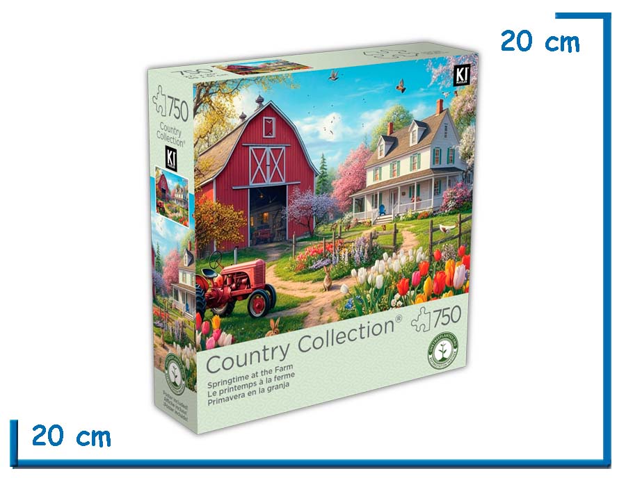 KI PUZZLE X750 PZS PRIMAVERA EN LA GRANJA COUNTRY COLLECTION