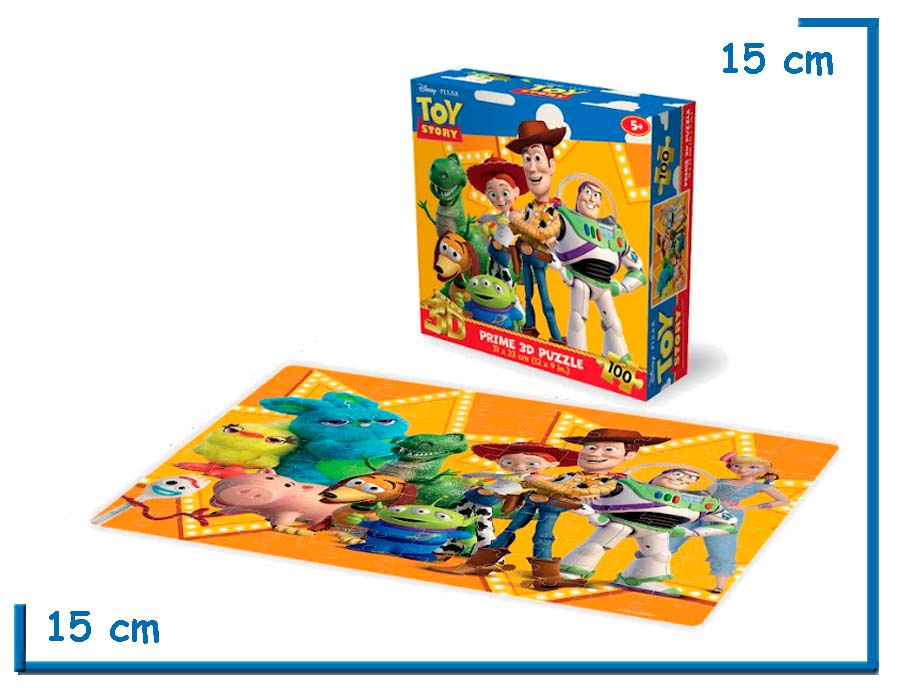 PRIME 3D PUZZLE X100 PZS TOY STORY LENTICULAR