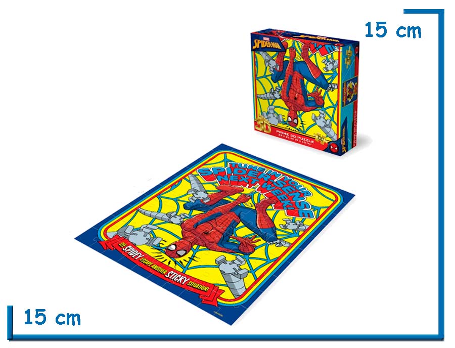 PRIME 3D PUZZLE X100 PZS SPIDER-MAN TUNE LENTICULAR
