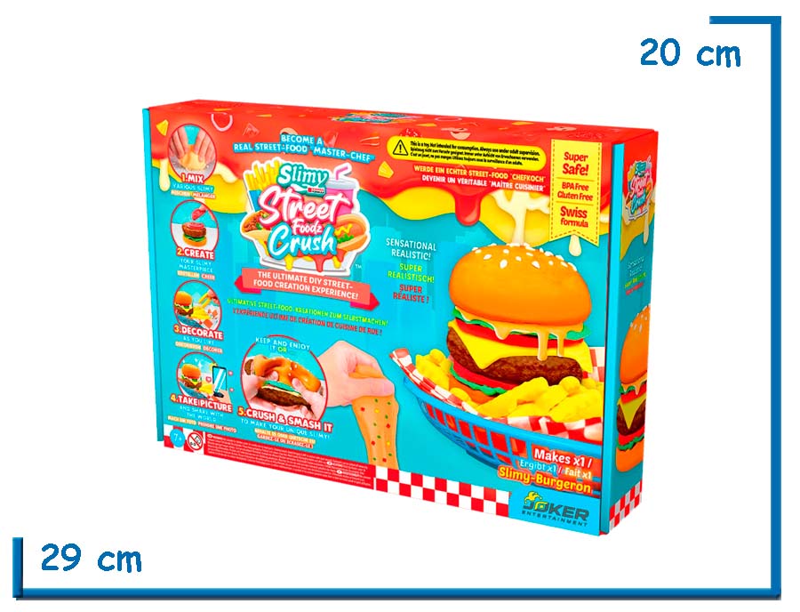 SLIMY STREET FOODZ CRUSH SLIMY-BURGERON