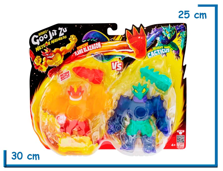 MOOSE GOO JIT ZU METEOR MADNESS BLAZAGON VS CACTICUS 2-PACK