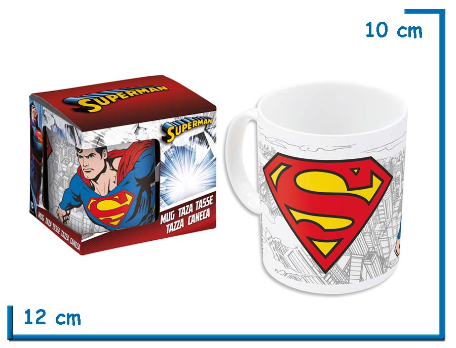 STOR SUPERMAN TAZA CERAMICA CLASICA EN CAJA 325ML