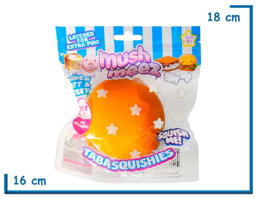 MUSHMEEZ TABA SQUISHIES HAMBURGUESA