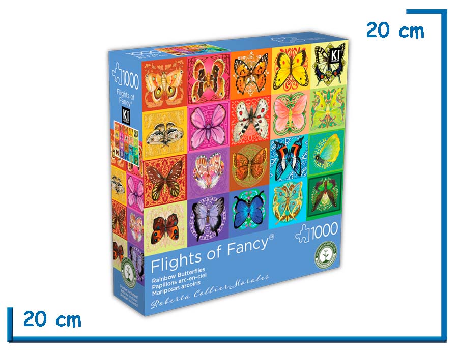 KI PUZZLE X1000 PZS MARIPOSAS ARCOIRIS FLIGHTS OF FANCY