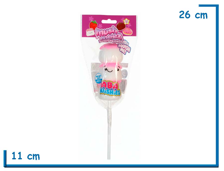 MUSHMEEZ TABA SQUISHIES SWEET FRIENDS MALVAVISCO BLANCO