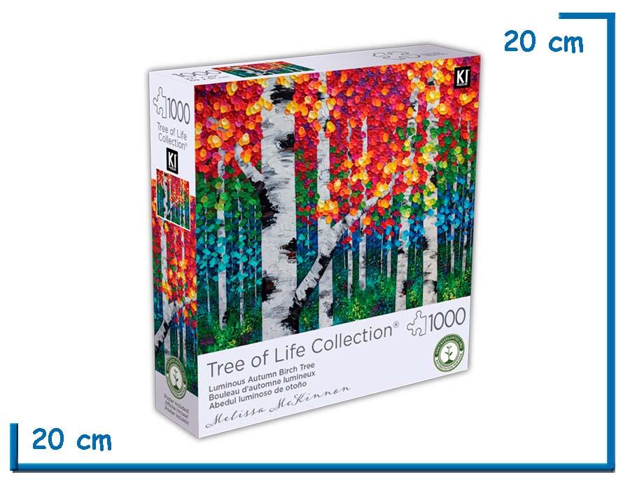 KI PUZZLE X1000 PZS ABEDUL LUMINOSO DE OTO¥O TREE OF LIFE COLLECTION