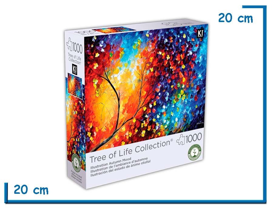 KI PUZZLE X1000 PZS ILLUSTRATION AUTUMN MOOD TREE OF LIFE COLLECTION