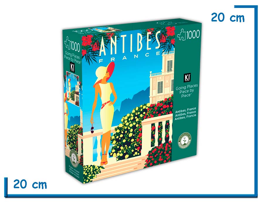 KI PUZZLE X1000 PZS ANTIBES FRANCE GOING PLACES